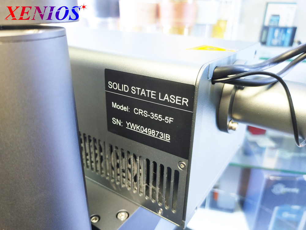 Máy-laser-UV-Xenios-UV-5W-chất-lượng-cao-mini-khắc-thủy-tinh,-gố,-sứ-bảo-hành-2-năm
