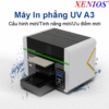 Máy in UV Xenios A3, máy in phun UV, máy in logo, máy in trên kính, kim loại, acrylic, nhãn dán, da, vải, máy in UV khổ lớn