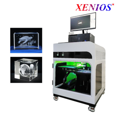 Máy khắc Laser Xenios Xanh lục(Green) 3D Công nghiệp khắc trên pha lê, thủy tinh…